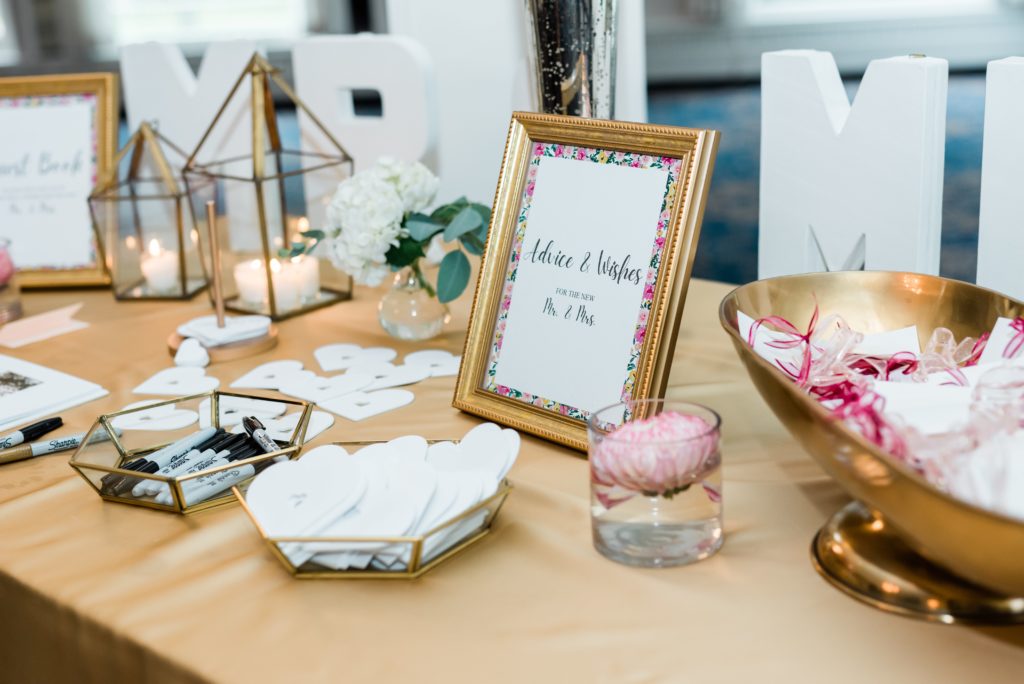 Table details with advice and wishes.